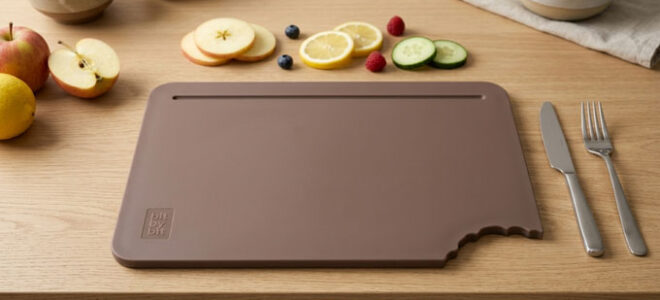 Biobased PHA Cutting Board Designed To Reduce Microplastic Pollution