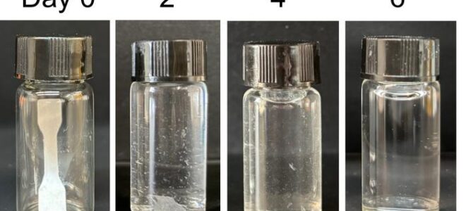 Living Plastic That Self-Destructs On Command Within Days