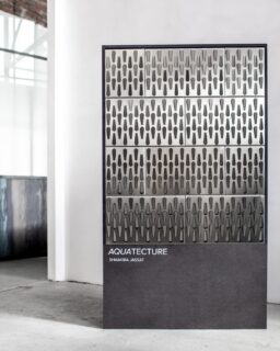 This modular panel can be installed on façades of buildings, making water harvesting an integrated building feature. Aquatecture Water Harvesting Panel by @studio_sway / More at MaterialDistrict.com
#MaterialoftheDay #Materials #Facades #WaterHarvesting #Water #Architecture