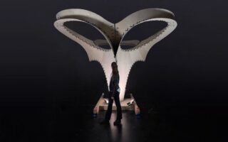 Curve-Fit Timber Enables Free-Form Timber Structures with Flat-Packed Modules