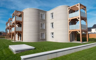 Europe’s Largest On-Site 3D Printed Apartment Building Completed in France