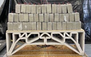 3D Printed Concrete Bridge Explores Material-Efficient Construction