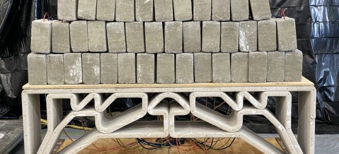 3D Printed Concrete Bridge Explores Material-Efficient Construction