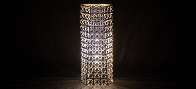 Robotic Forming Enables Modular Aluminium Lighting