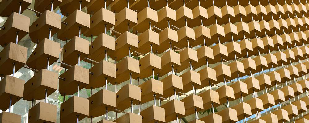 Modular Timber Façade Uses Variation To Shape Light And Shadow